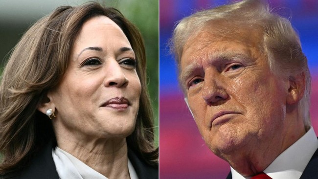 Survei Terbaru Pilpres AS: Kamala Harris Unggul dari Trump